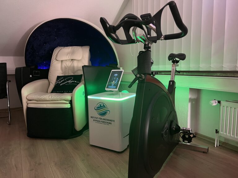 IHHT-Trainingsplatz mit Ergometer im Gesundheitszentrum Jäger Hannover